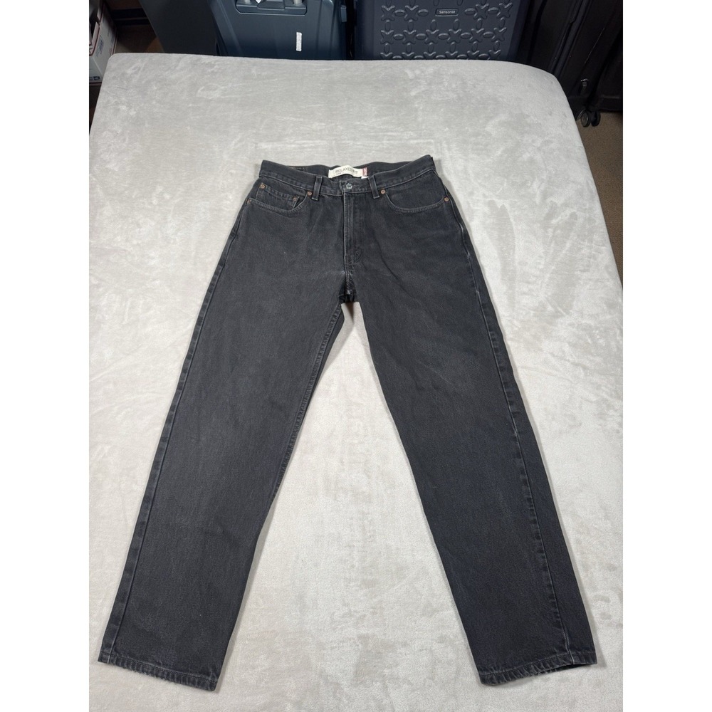 Vintage Levis 550 Relaxed Fit Jeans Black Y2K 2004 34x32
